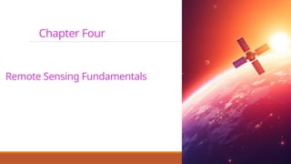 Comprehensive Fundamentals of Remote Sensing and Its Applications | PPTX