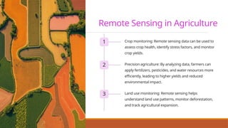Comprehensive Fundamentals of Remote Sensing and Its Applications | PPTX