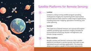 Comprehensive Fundamentals of Remote Sensing and Its Applications | PPTX
