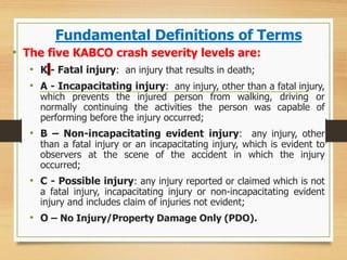 Non Incapacitating Injury Dr.Makendran Chapter -II Accident Studies & Collision Diagram .pdf