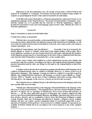 Linguistic aspects of SOURASHTRIi | DOCX