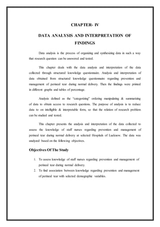 Data Analysis And Interpretation In Research