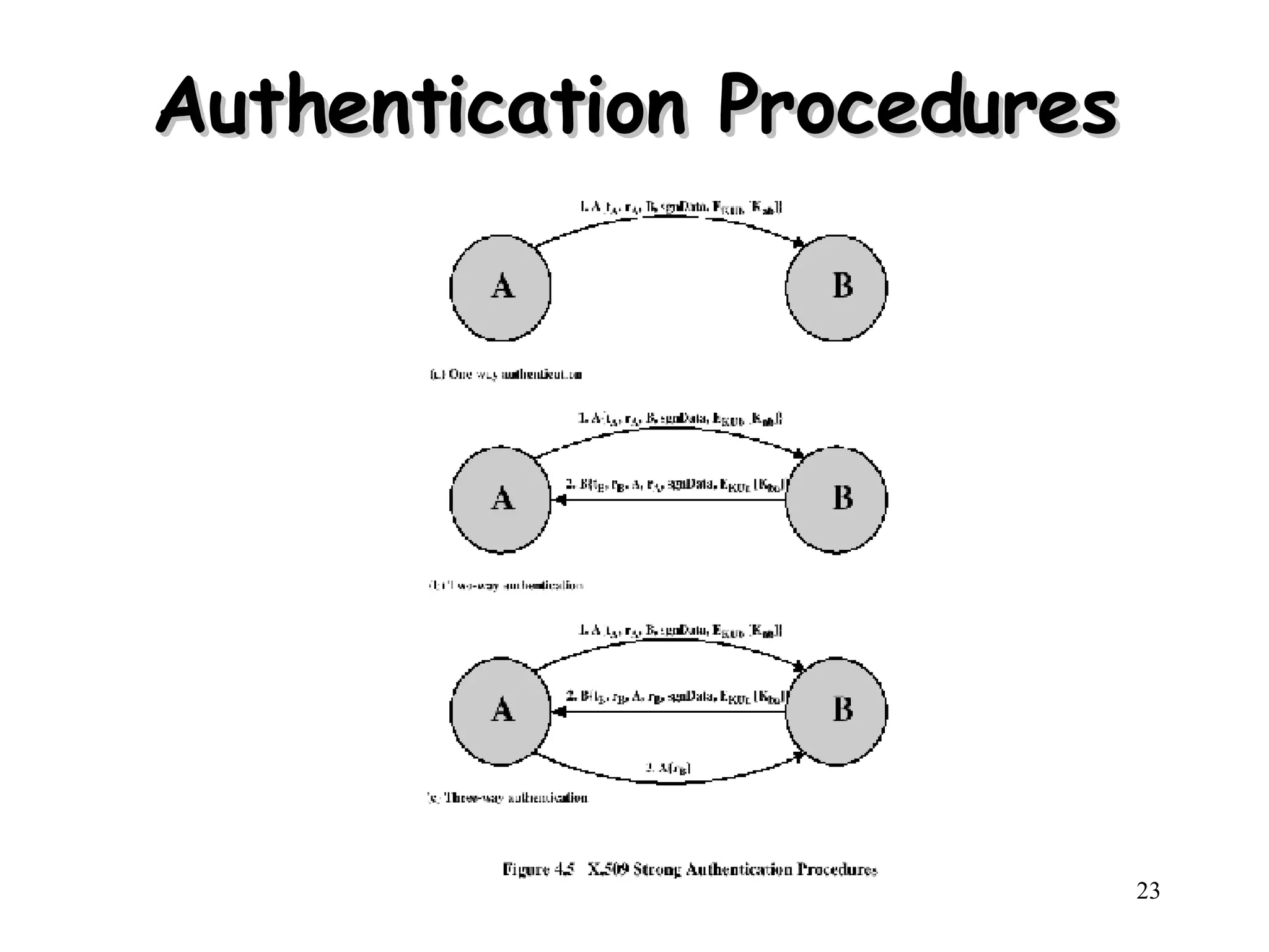 Authentication Procedures 