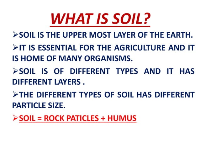 Chapter soil- class 7 th | PPTX | Agriculture | Industries