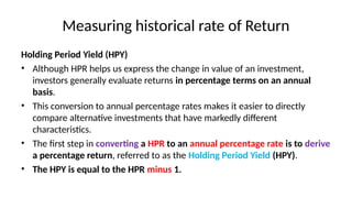 Investment analysis and portfolio management: Chapter-Two: Risk and ...