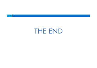 THE END
12
THE END
 
