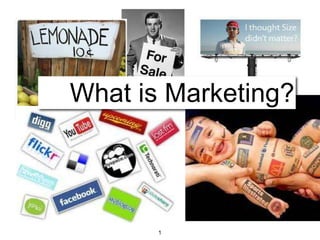 1 What is Marketing? 