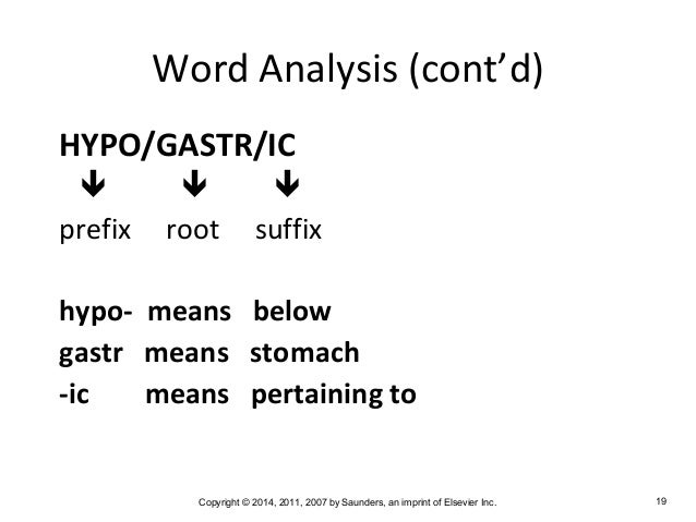 Chapter 1 Medical Terminology