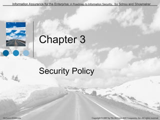 Chapter 3 Security Policy 