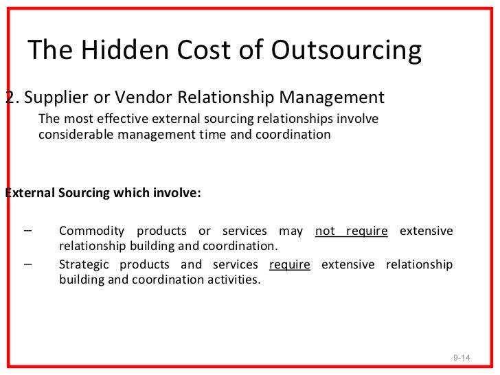 Master thesis outsourcing
