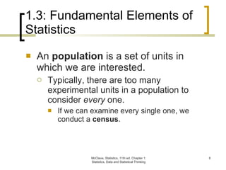 Unit Types Statistics Chapter 01 | PPT
