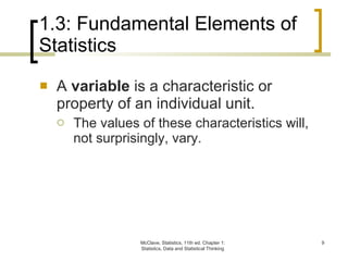 Statistic Properties Chapter 01 | PPT