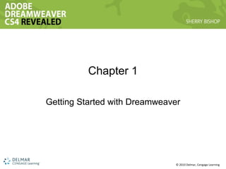 Chapter 1 Getting Started with Dreamweaver 