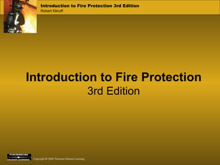 Introduction to Fire Protection 3rd Edition 