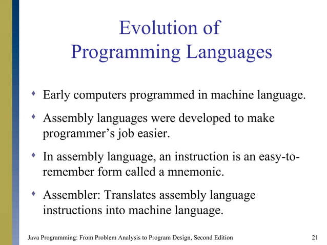 Overview of Programming Languages | PPT