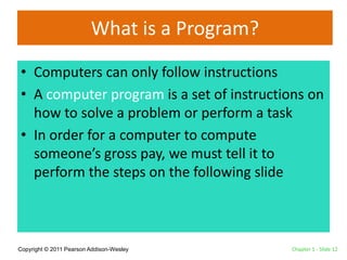 Chapter 01 Introduction to Visual Basic | PPSX