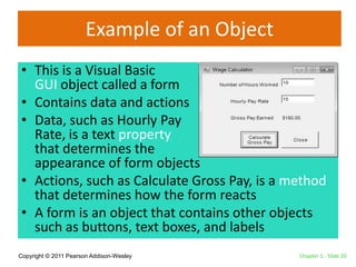 Chapter 01 Introduction to Visual Basic | PPSX