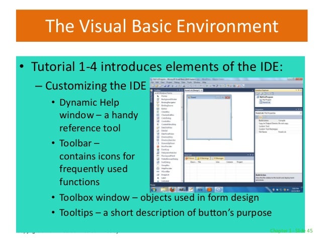 Chapter 01 Introduction to Visual Basic image.