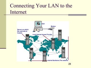 28
Connecting Your LAN to the
Internet
 