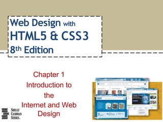 Web Design with
HTML5 & CSS3
8th Edition
Chapter 1
Introduction to
the
Internet and Web
Design
 