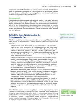Chp1 The Foundations Of Entrepreneurship | PDF