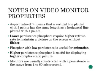 Computer Graphics - Introduction and CRT Devices | PPTX
