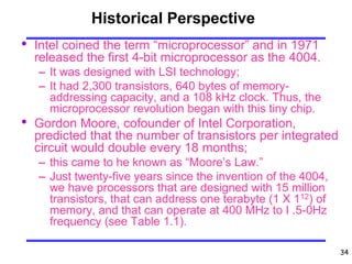 Chapter 1-Microprocessors, Microcomputers, and Assembly Language | PDF