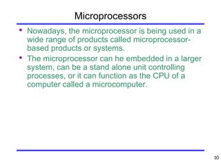 Chapter 1-Microprocessors, Microcomputers, and Assembly Language | PPT