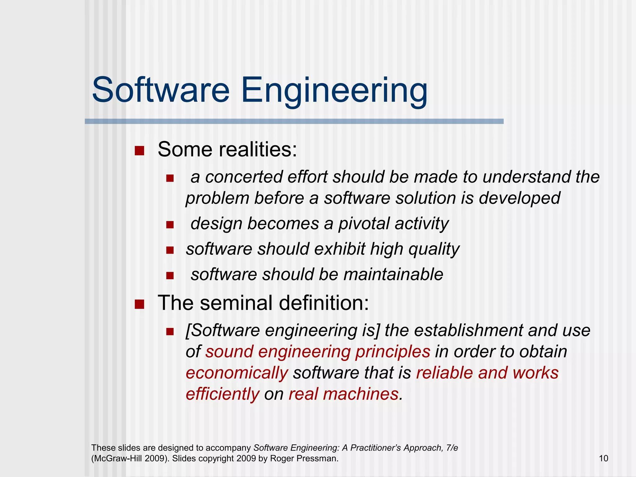 Chapter 01 software engineering pressman | PPT | Computer Software and ...
