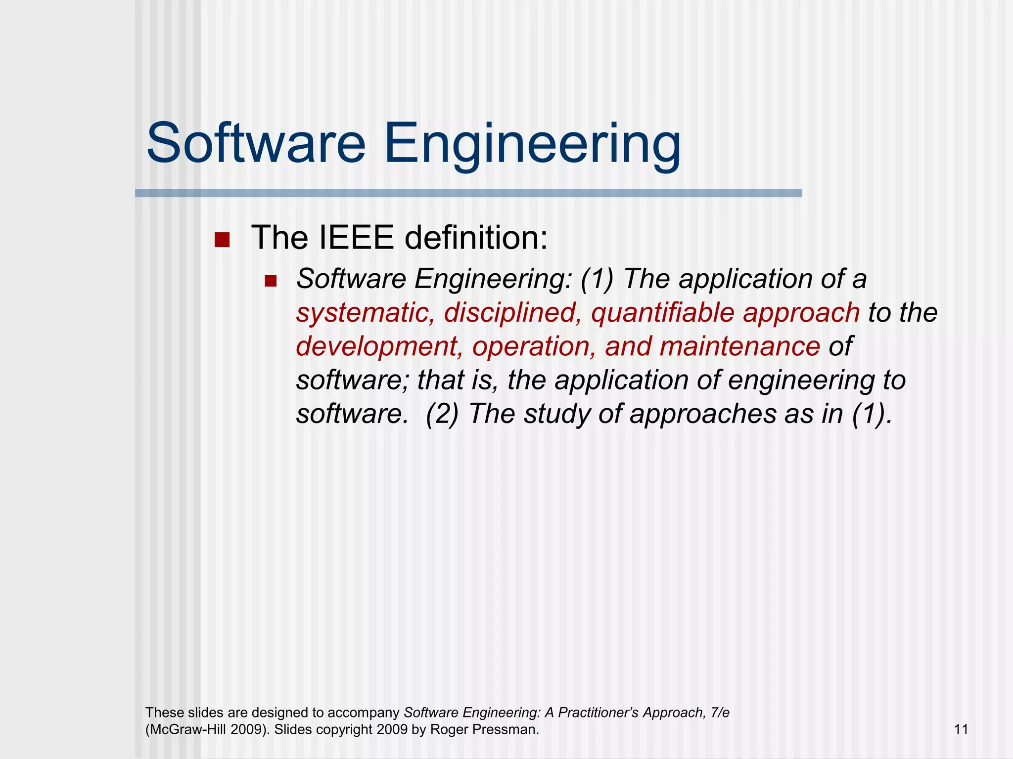 Chapter 01 software engineering pressman | PPT | Computer Software and ...