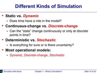 Simulation with ARENA Chapter 1: What is Simulation? | PPT