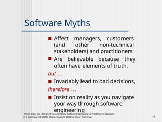 Software Engineering Chapter-1 Basic Concepts | PPTX