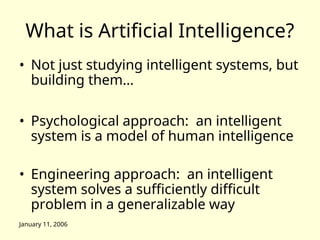 Artificial intelligence approaches and types | PPT