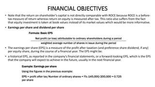 Objective Investment Notes Comprehensive Guide to Strategic Financial Management and Corporate ...