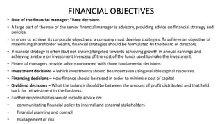 Financial Business Objectives Examples Comprehensive Guide to Strategic Financial Management and Corporate ...