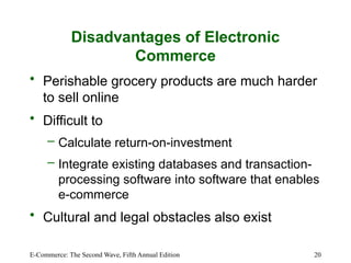 E-Commerce: The Second Wave - Growth, Models, and Global Challenges | PPTX