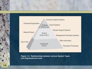 Figure 1-4.  Relationships between various System Types and Organizational Level  