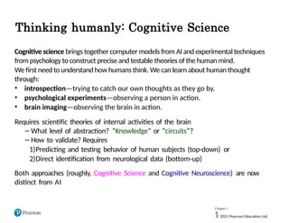 chapter01 AI artificial intelligence and modern approach | PPTX
