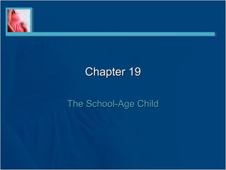 Chapter 19

The School-Age Child
 