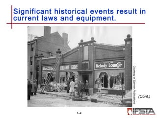 Significant historical events result in
current laws and equipment.
1–4
(Cont.)
CourtesyofSpinnerPublications
 