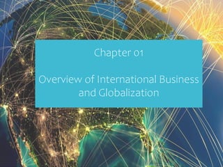 Chapter 01
Overview of International Business
and Globalization
 