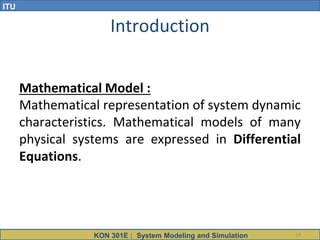 System Modelling In Math Lab Chapter_01_Introduction.pdf system modelling | PDF