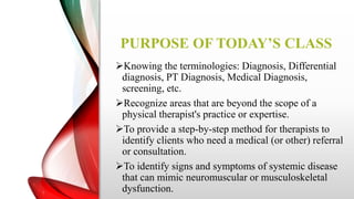 Chapter # 01 Introduction to screening for referral in PT.pptx