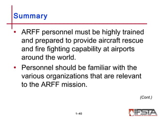 Chapter 01 Qualification for Aircraft Rescue and Firefighting Personnel ...