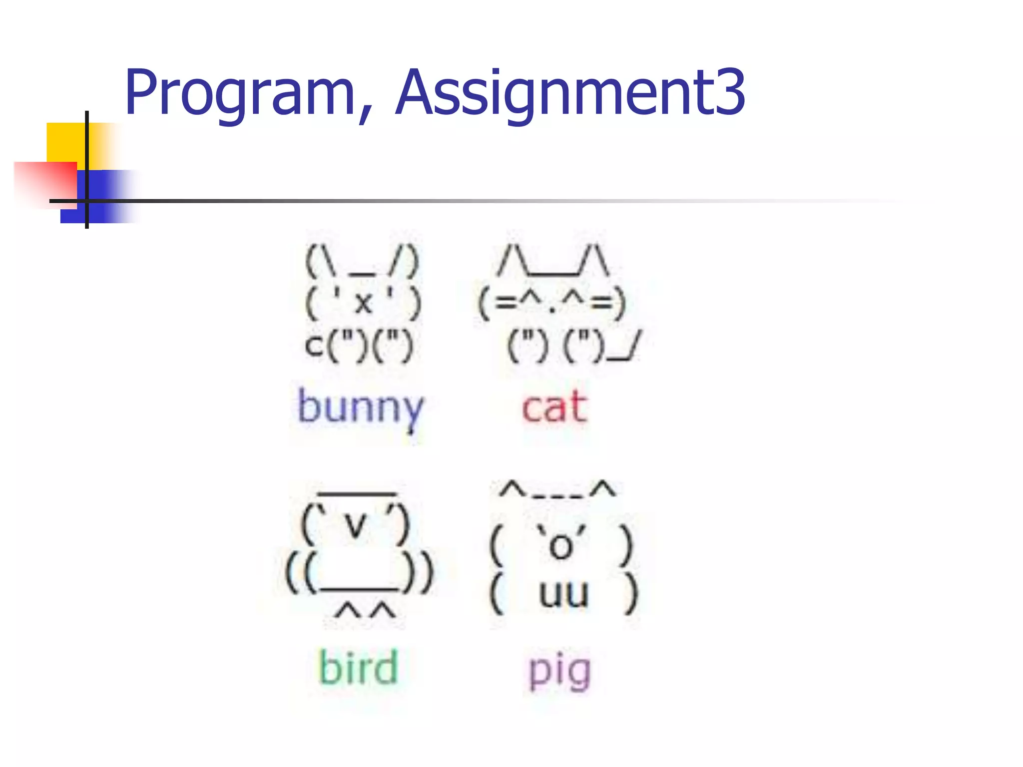 Program, Assignment3 