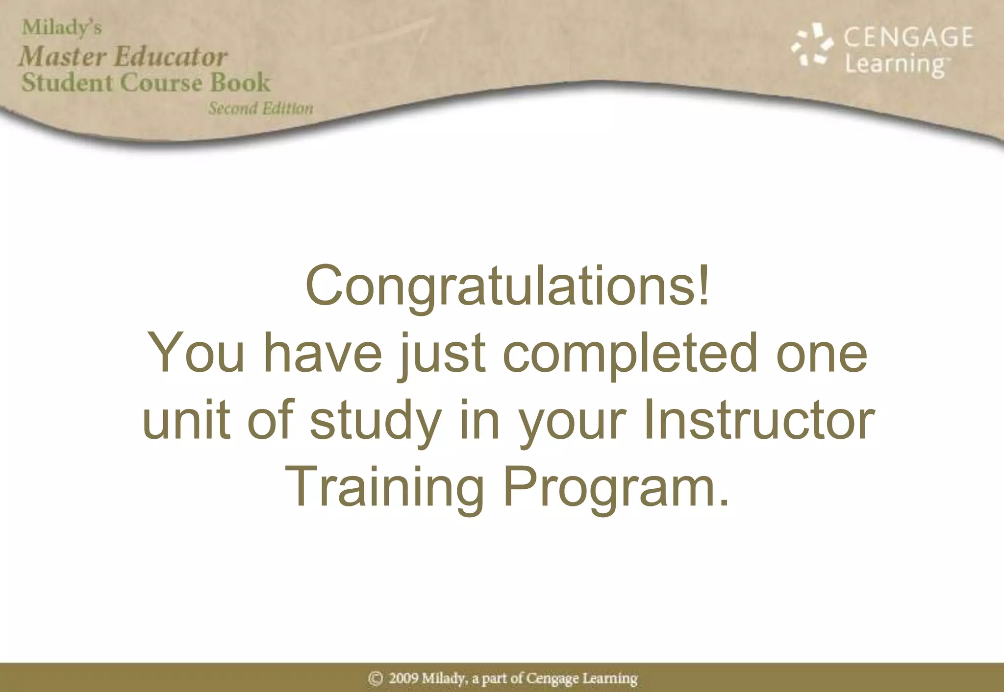 Seize the spirit of adventureExpand your mind through learningThink enthusiasmEnthusiasm Builders (cont’d)