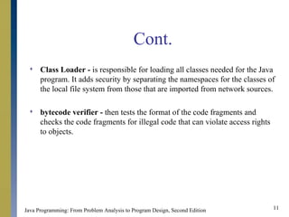 Basic Elements of Java