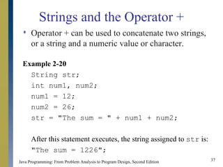 Basic Elements of Java