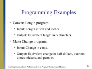 Basic Elements of Java