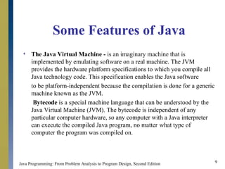 Basic Elements of Java